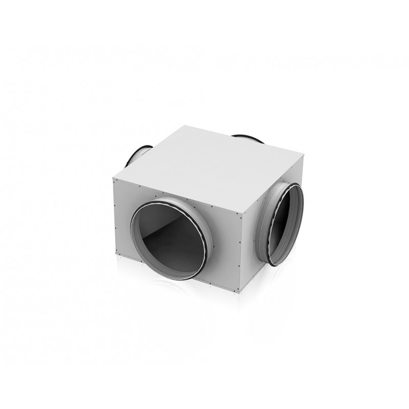 Perpendicular cross-flow box