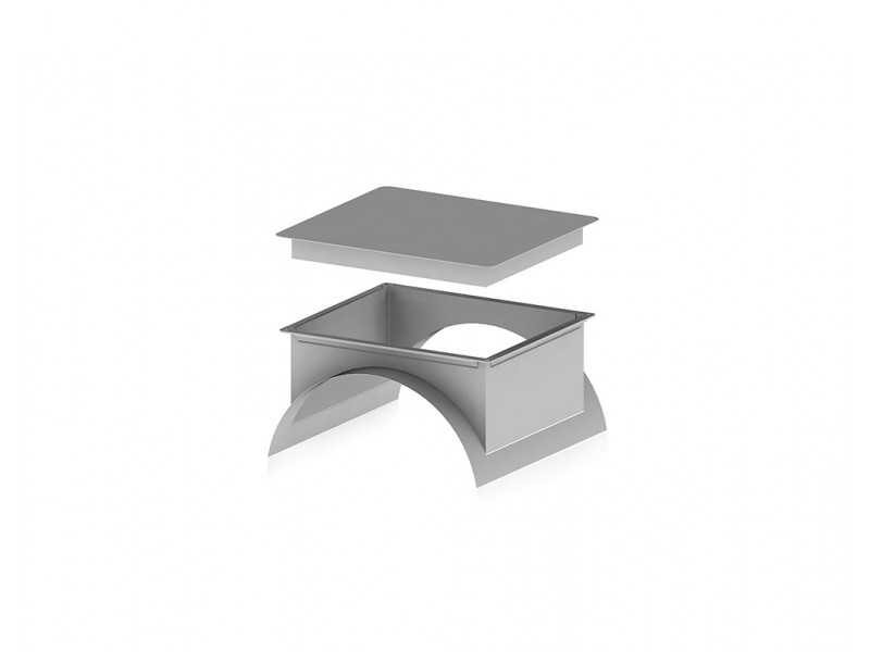 Access door for round ducts